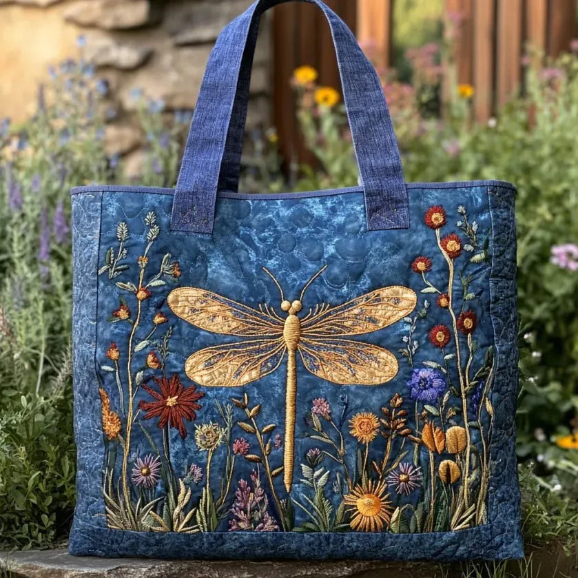 Cartera acolchada — Libélula Dorada