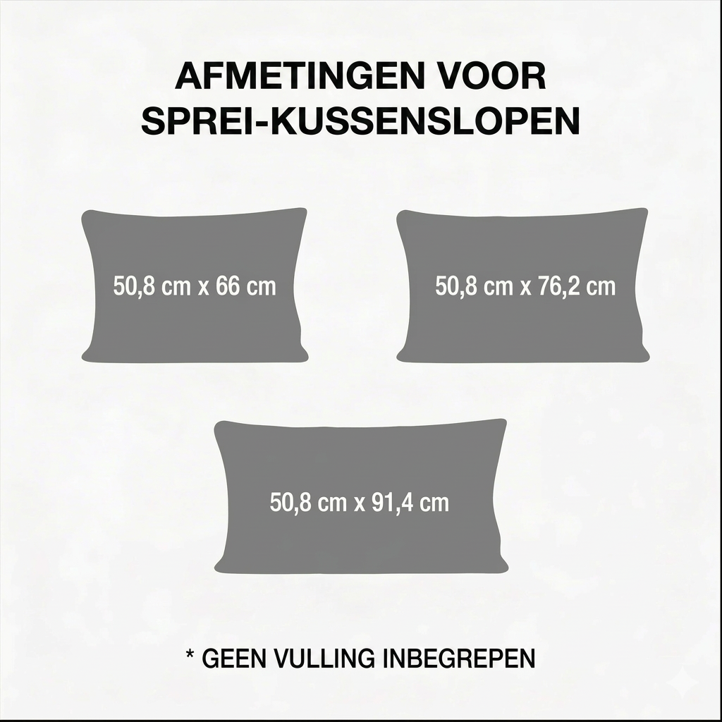 Gekleed Kussenhoes - Bevroren Nacht