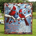 Willemien - Gewatteerde deken Een Groot Stuk van Mijn Hart Leeft in het Paradijs Kunstquilt Hangend