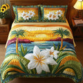 3-delige gestoffeerde bedset - Aloha Spirit