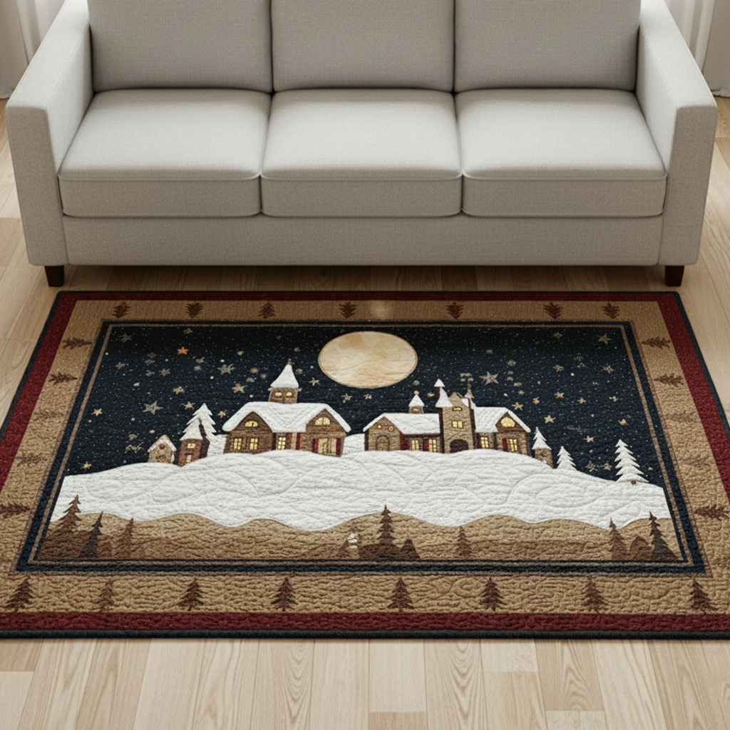 Julia - Decoratief vloerkleed Alpen Dorp