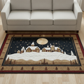 Julia - Decoratief vloerkleed Alpen Dorp