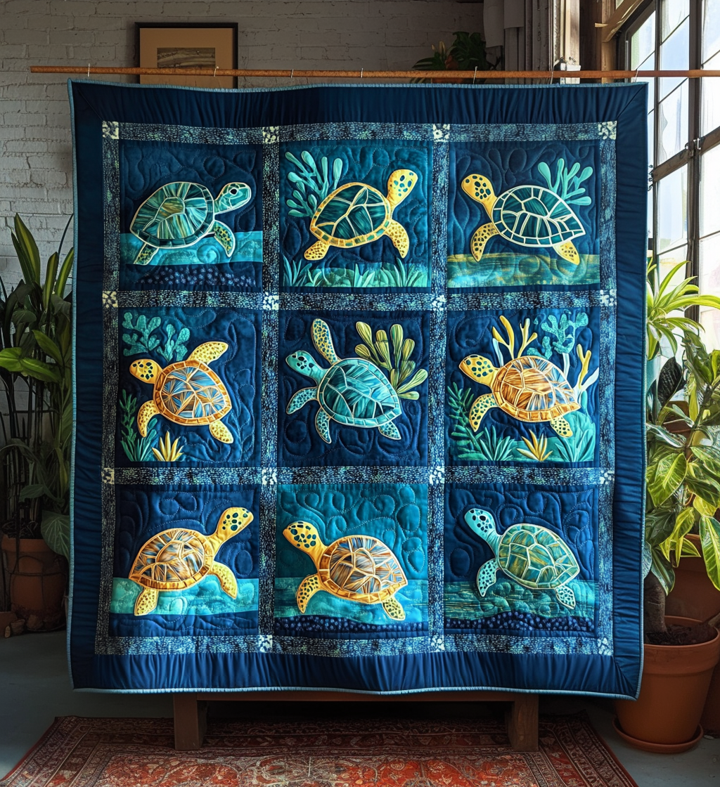 Marieke - Textiele wandkunst Dromerig Aquatisch