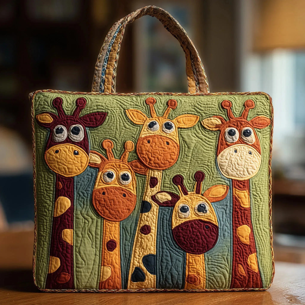 Gequiltede Tas - Giraffe