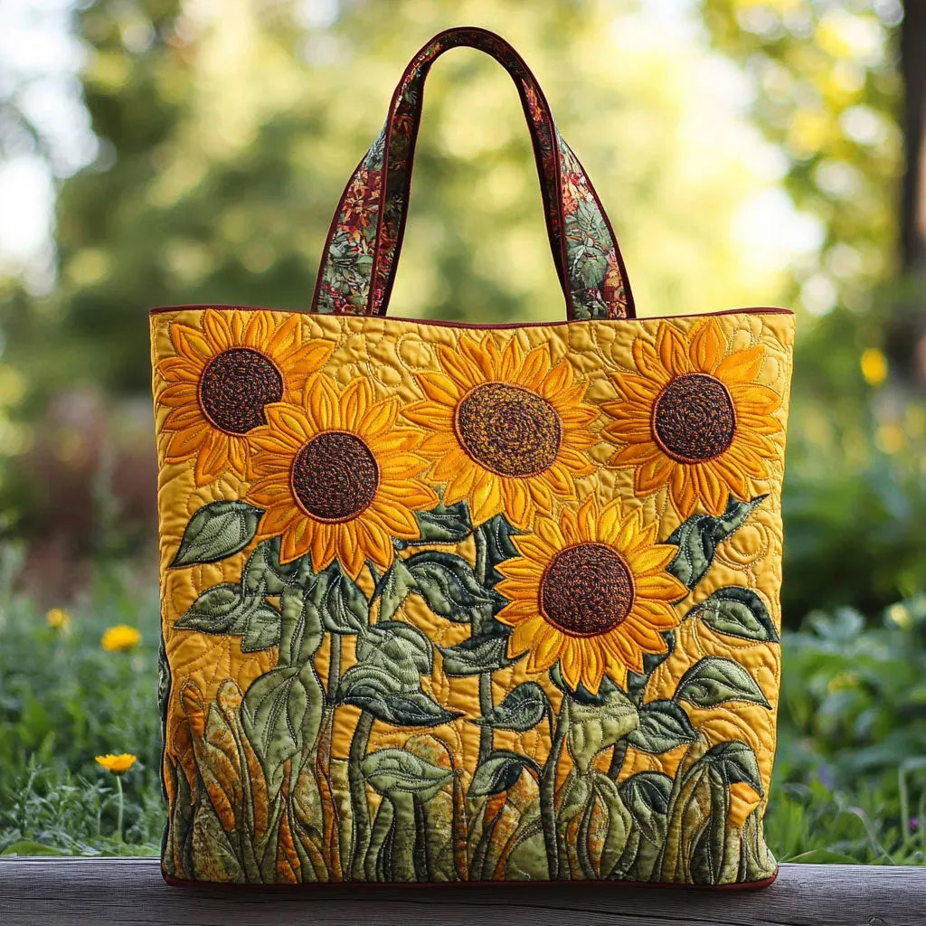 Sac Classique Matelassé - Zonnebloemen