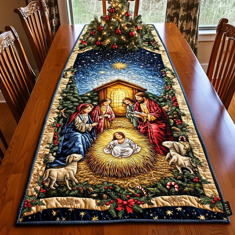 Gequilte Tafelkleed - Ster van Bethlehem