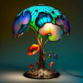Boho Chic Lamp met Paddestoel en Bloem