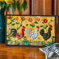 Noor - Gewatteerde placemat Helder Kip Weide
