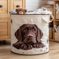 Gevoerde Wasmand - Knuffelhondje