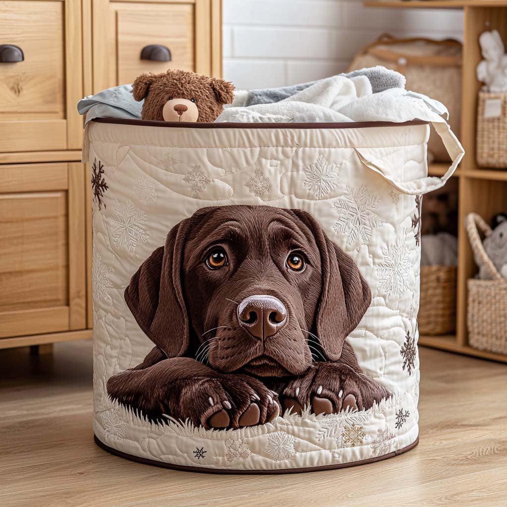 Gevoerde Wasmand - Knuffelhondje