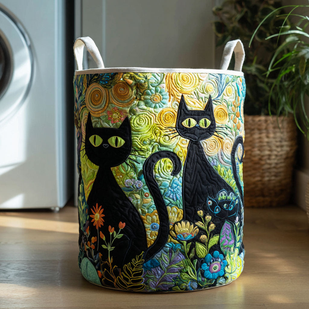 Gestoffeerde Wasmand - Feline Fiesta
