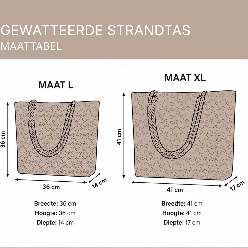 Lotte | Handgemaakte strandtas