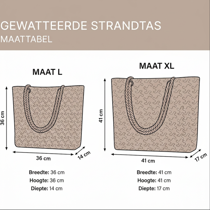 Anouk | Handgemaakte strandtas