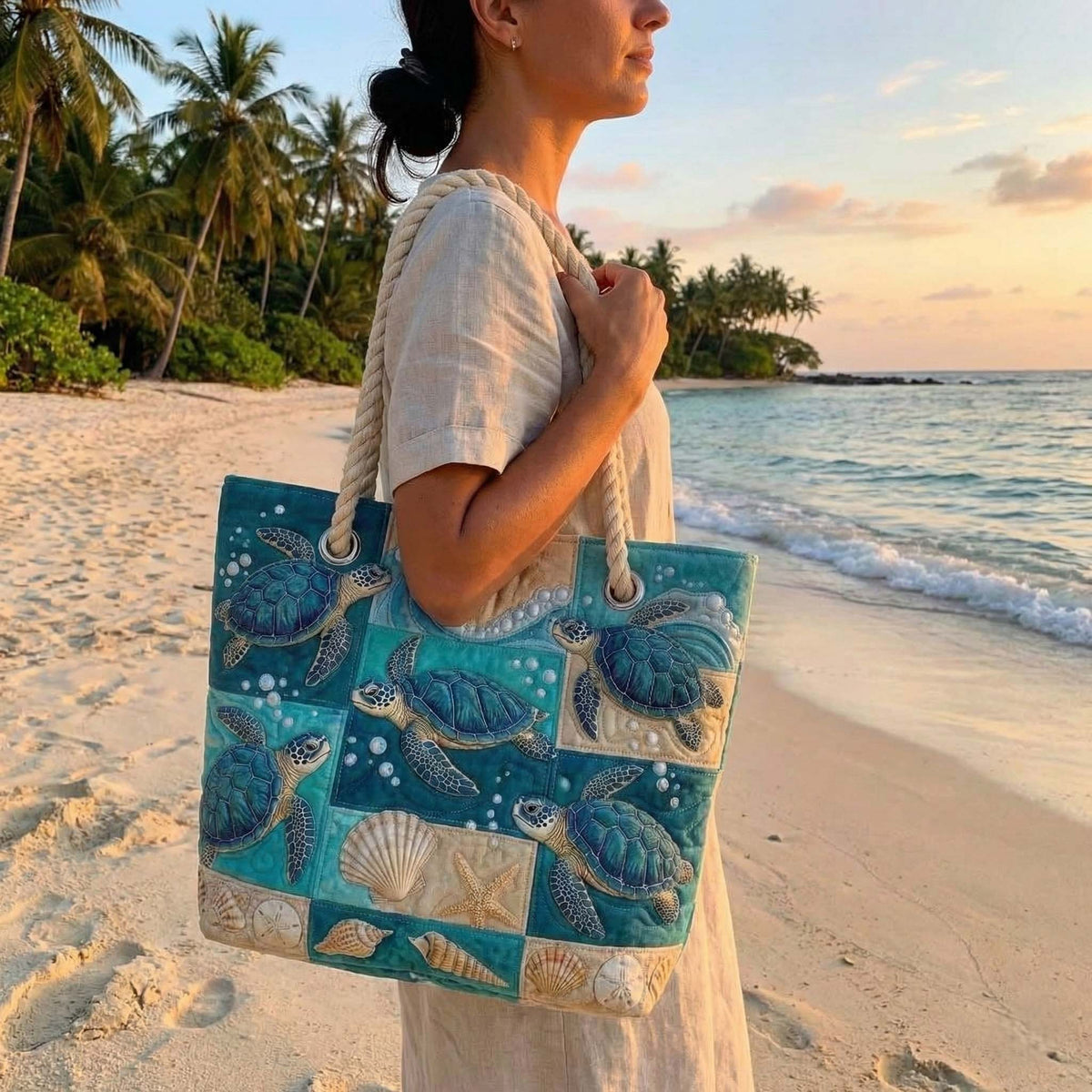 Saskia | Handgemaakte strandtas