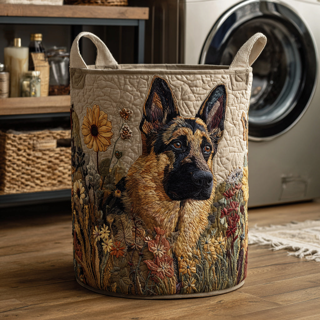 Gestoffe Wasmand - Duitse Herder