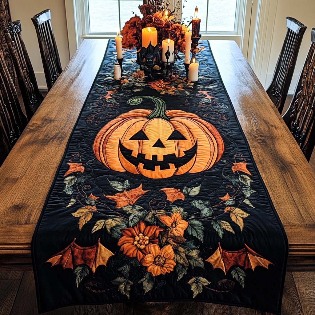 Gequilt Tafelkleed - Halloween Plezier
