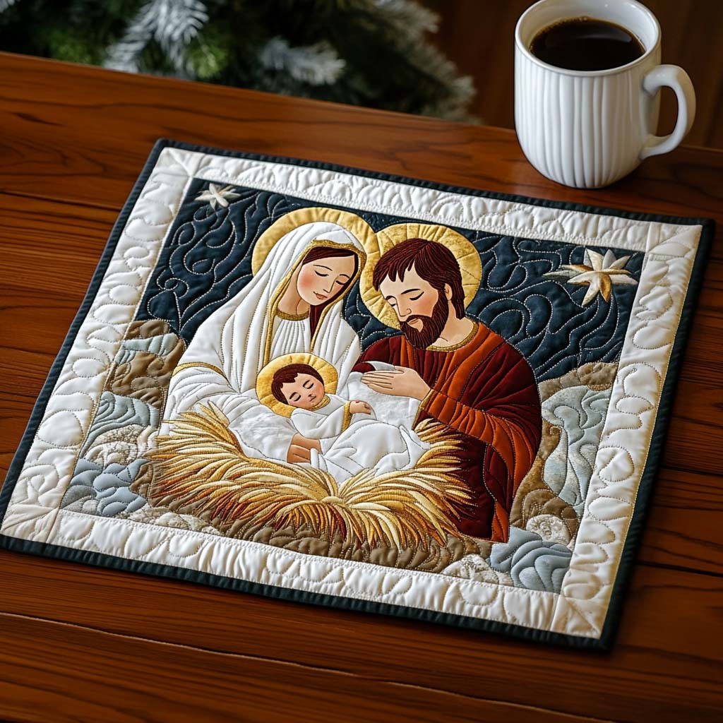 Saskia - Gewatteerde placemat Heilig Kind