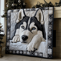 Renske - Gewatteerde deken Husky Droom