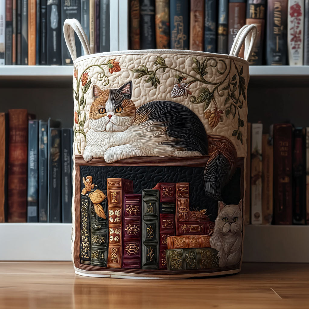 Gequilt Wasmand - Bibliotheek van de Katten
