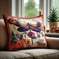 Geknoopte Kussenhoes - Magische Libelle