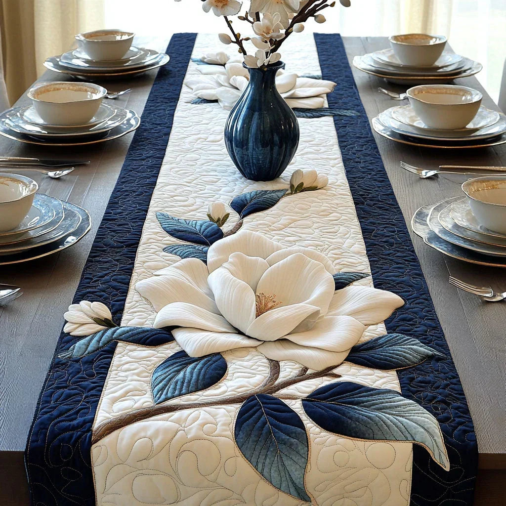 Gequilt Tafelkleed - Magnolia Tranquille