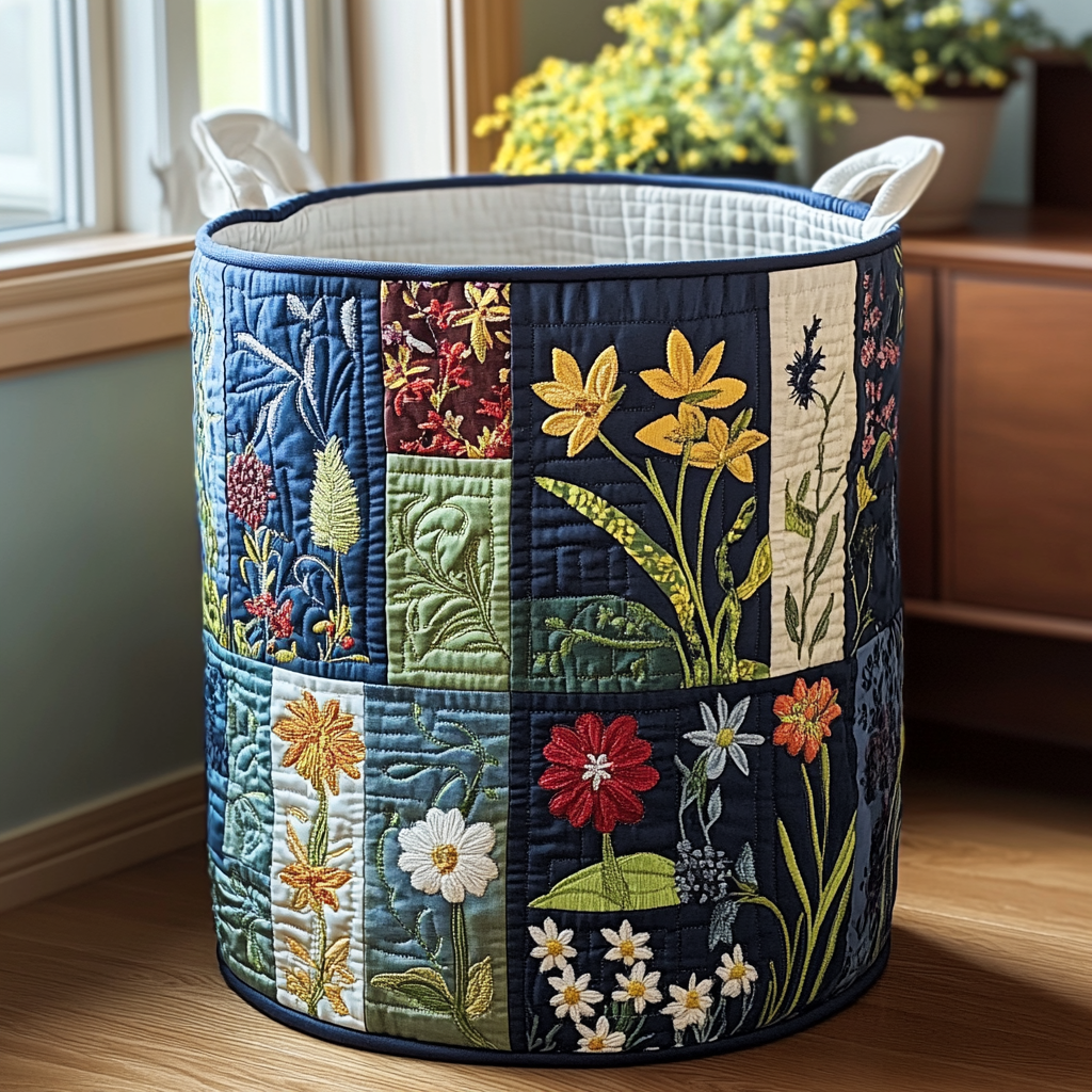 Gequilte Wasmand - Natuurlijke Geluk