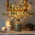Olijftak met Decoratieve Verlichting