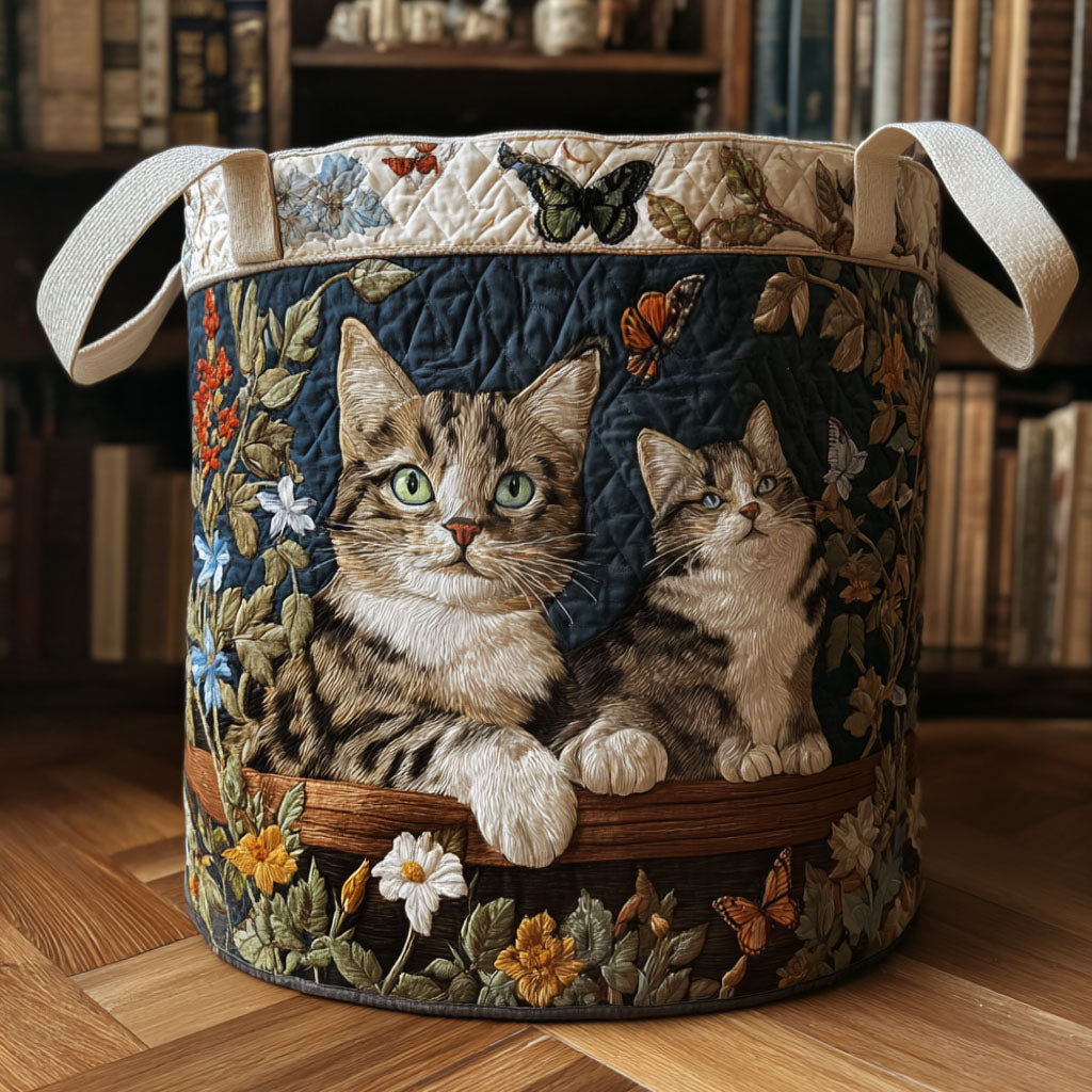 Gequilt Hamper - Pattes in de Tuin