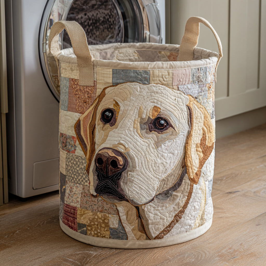 Gestoffeerde Wasmand - Rustieke Labrador