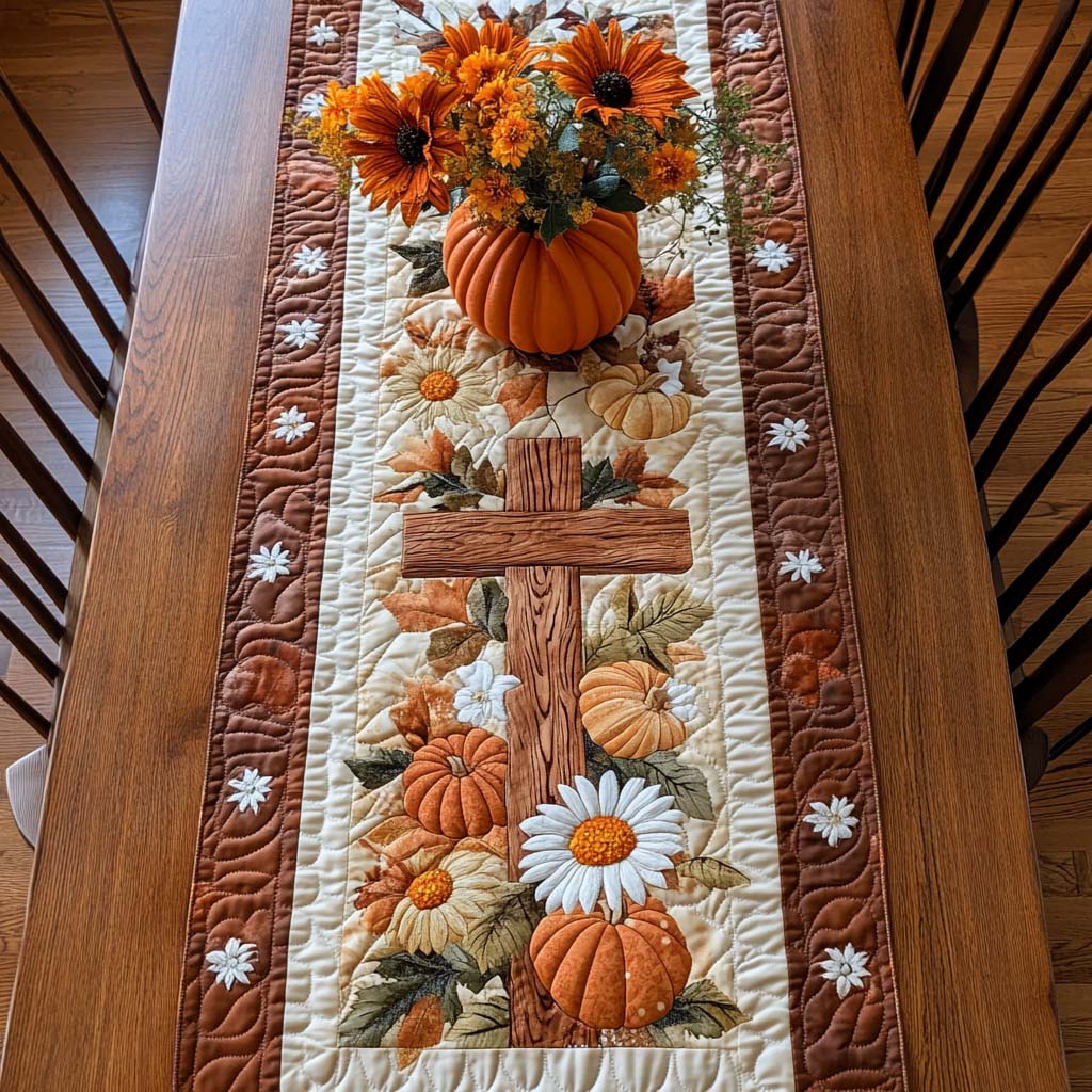 Gequilt Tafelkleed - Herfst Overvloed