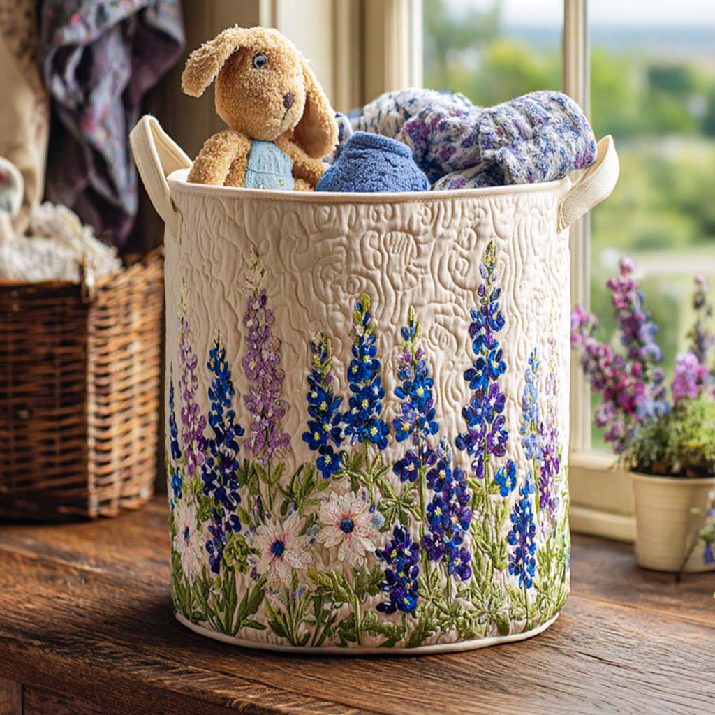 Luxe Wasmand - Wilde Bloemen