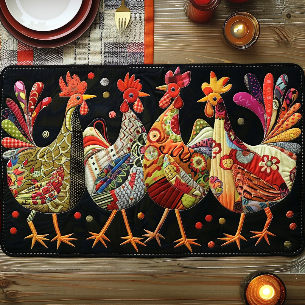 Eva - Gewatteerde placemat Nacht Uitstekend