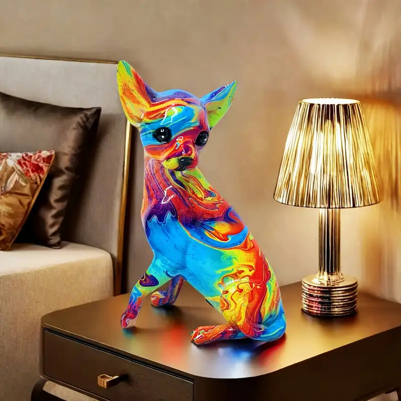 Verlicht Tafel Lamp van Hars Chihuahua