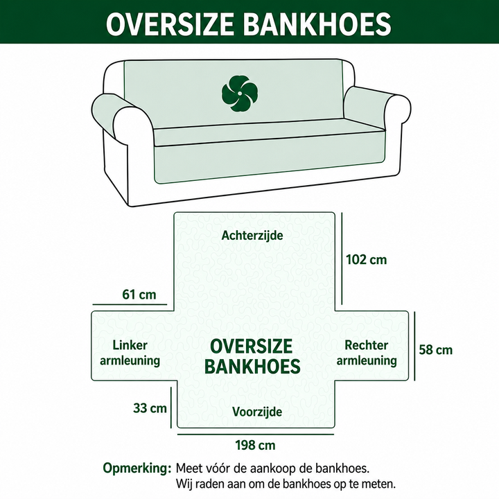 Nina - Gewatteerde bankhoes Zonder Tijd