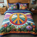 Conjunto de ropa de cama acolchada de 3 piezas - Sueños Tie-Dye — imagen 1