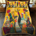 Juego de ropa de cama acolchada de 3 piezas - Gallo del Amanecer — imagen 1