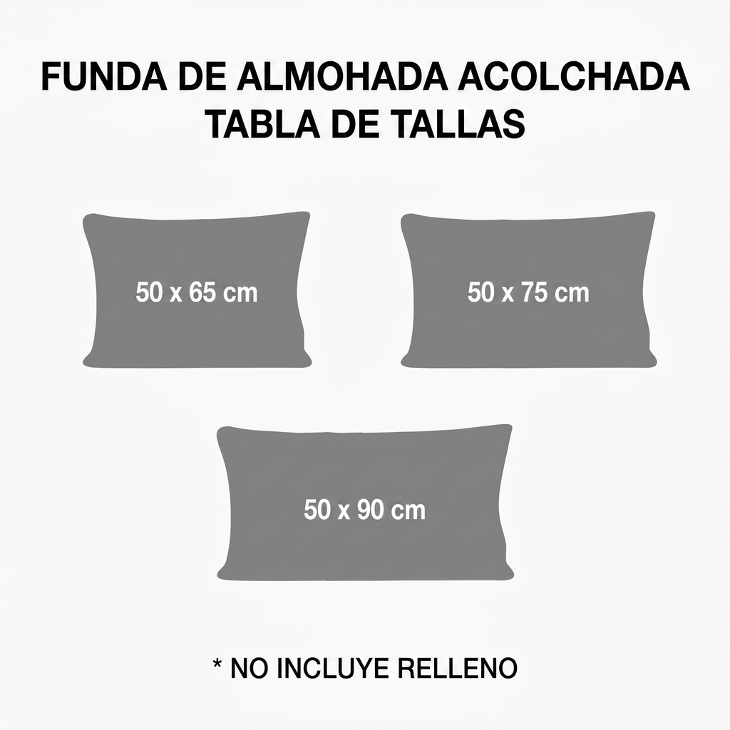 Funda de Almohada Acolchada de Hibisco Blanco — imagen 2