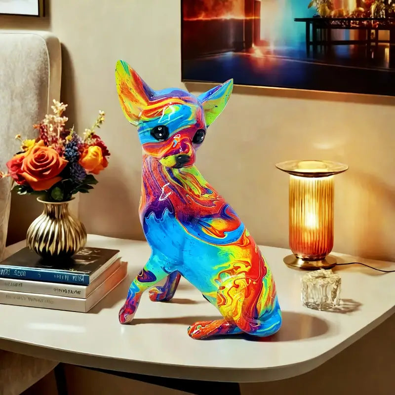 Verlicht Tafel Lamp van Hars Chihuahua
