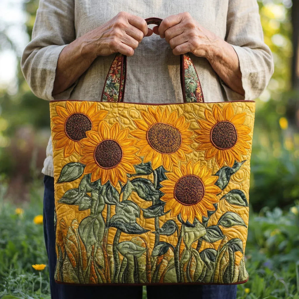 Sac Classique Matelassé - Zonnebloemen