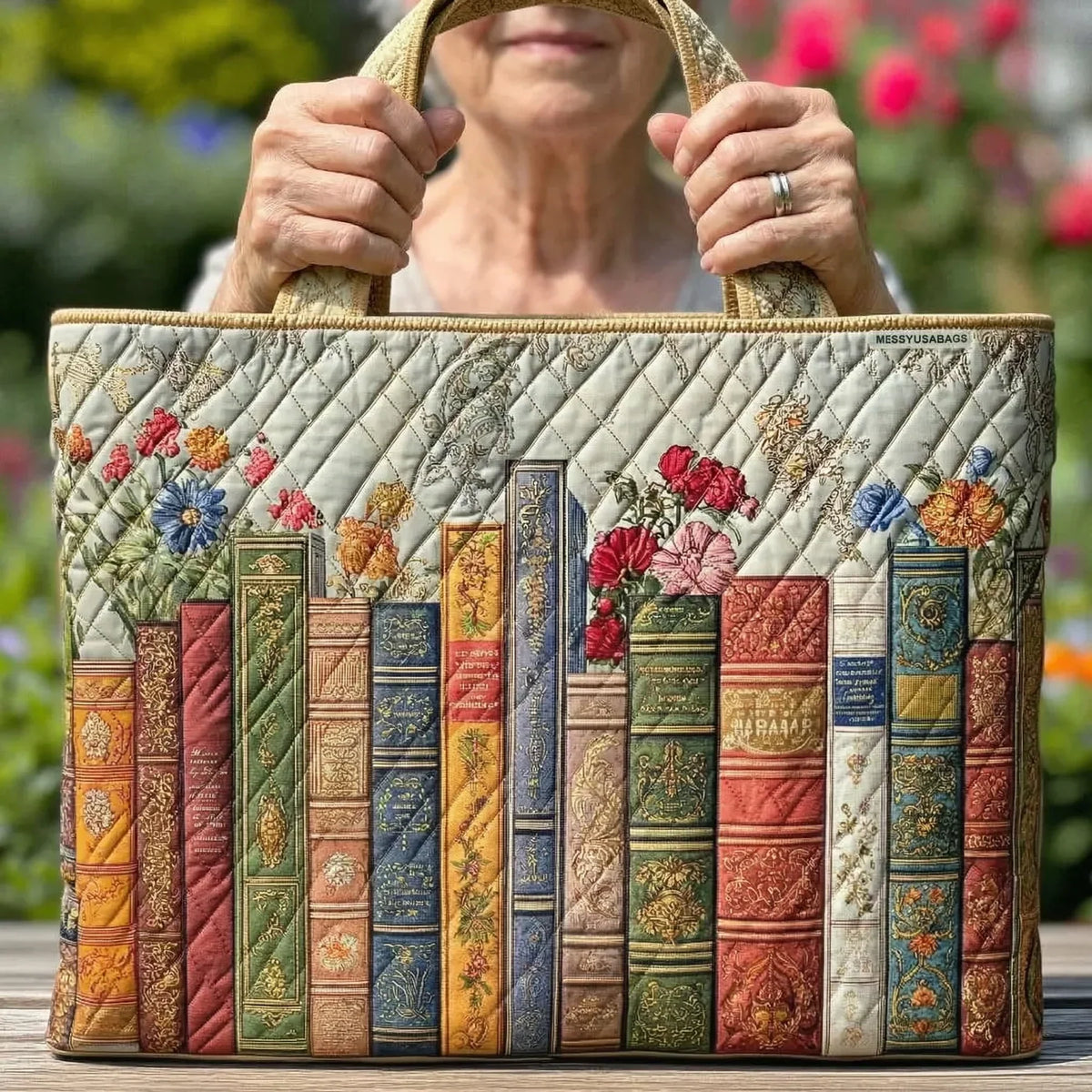 Gekleed Tote - Betoverde Bibliotheek