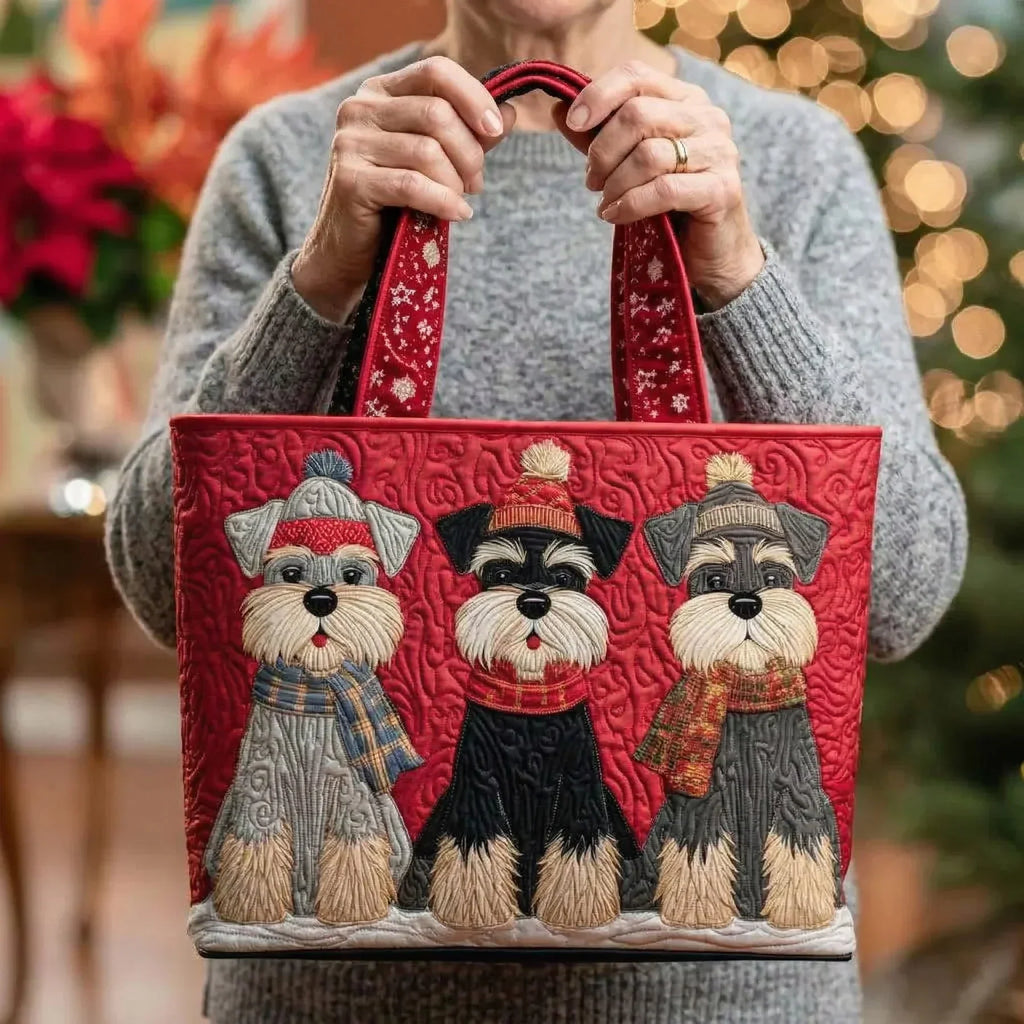 Handgemaakte Tas - Trio van Schnauzers