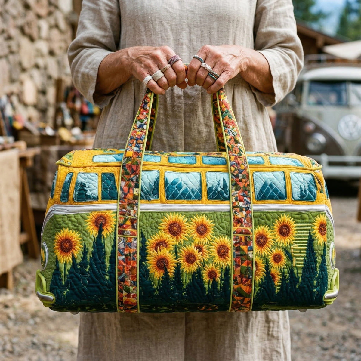 Reiszak Matelassé Hippie Tournesol