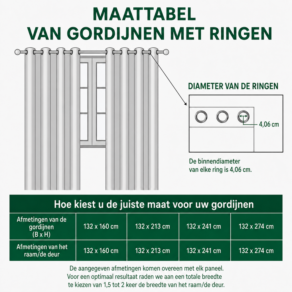 Sofie - Gewatteerde gordijnen Hemelse Levensboom