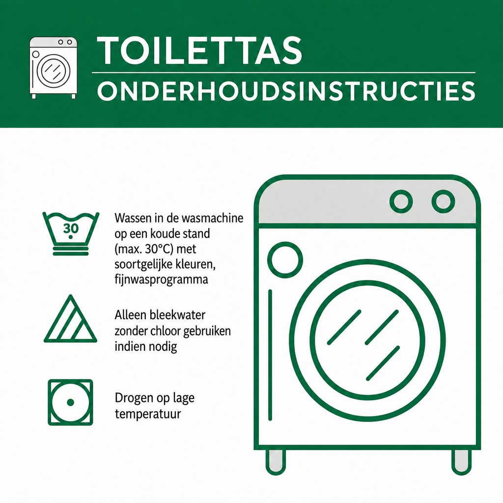 Iris - Gewatteerde toilettas Verfijnd Bloemblaadjes