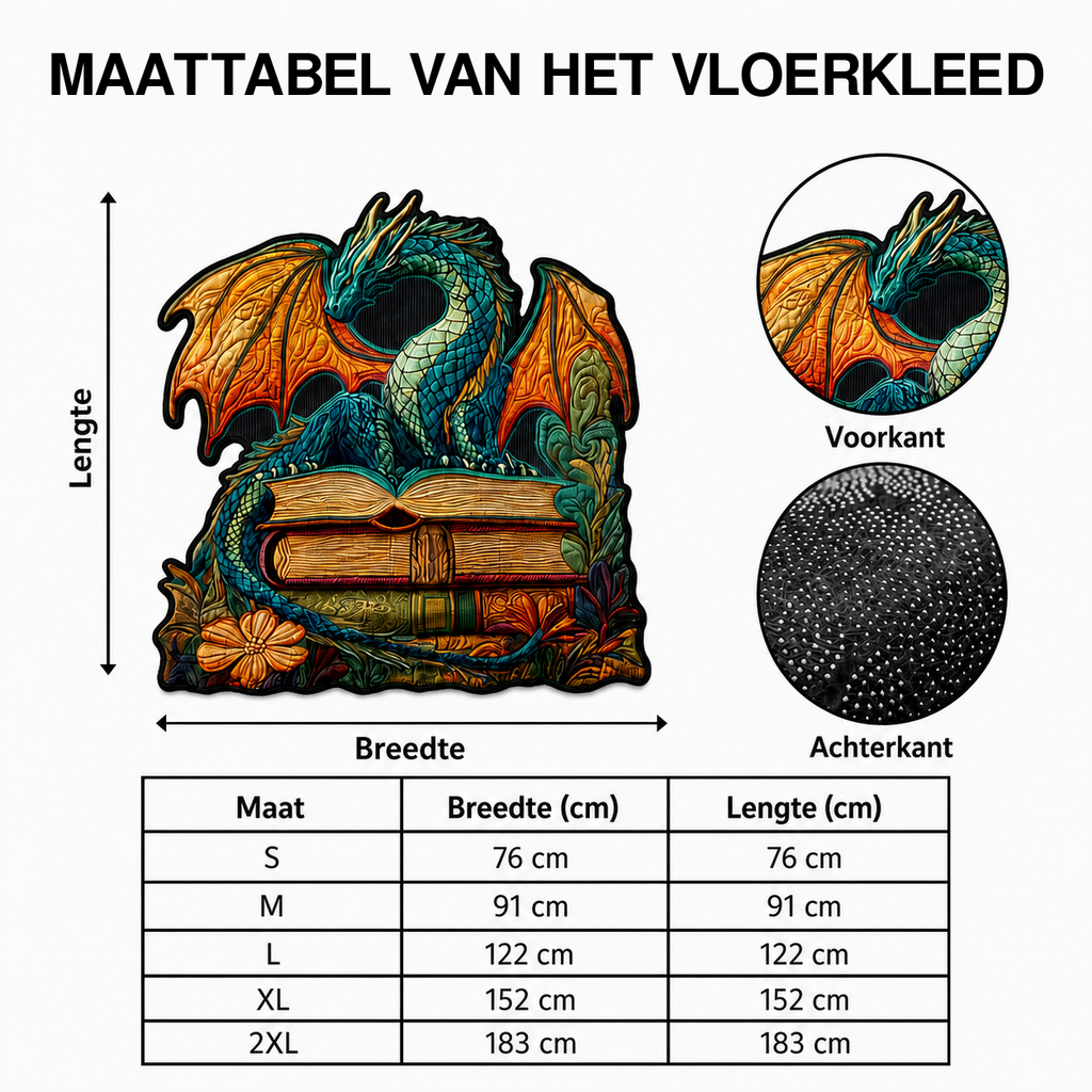 Anna - Decoratief vloerkleed Gepersonaliseerd Vorm Palm