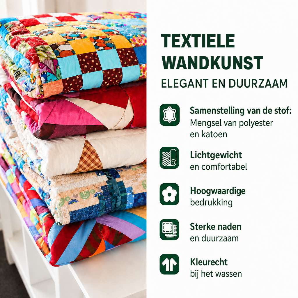 Eline - Textiele wandkunst Aurora