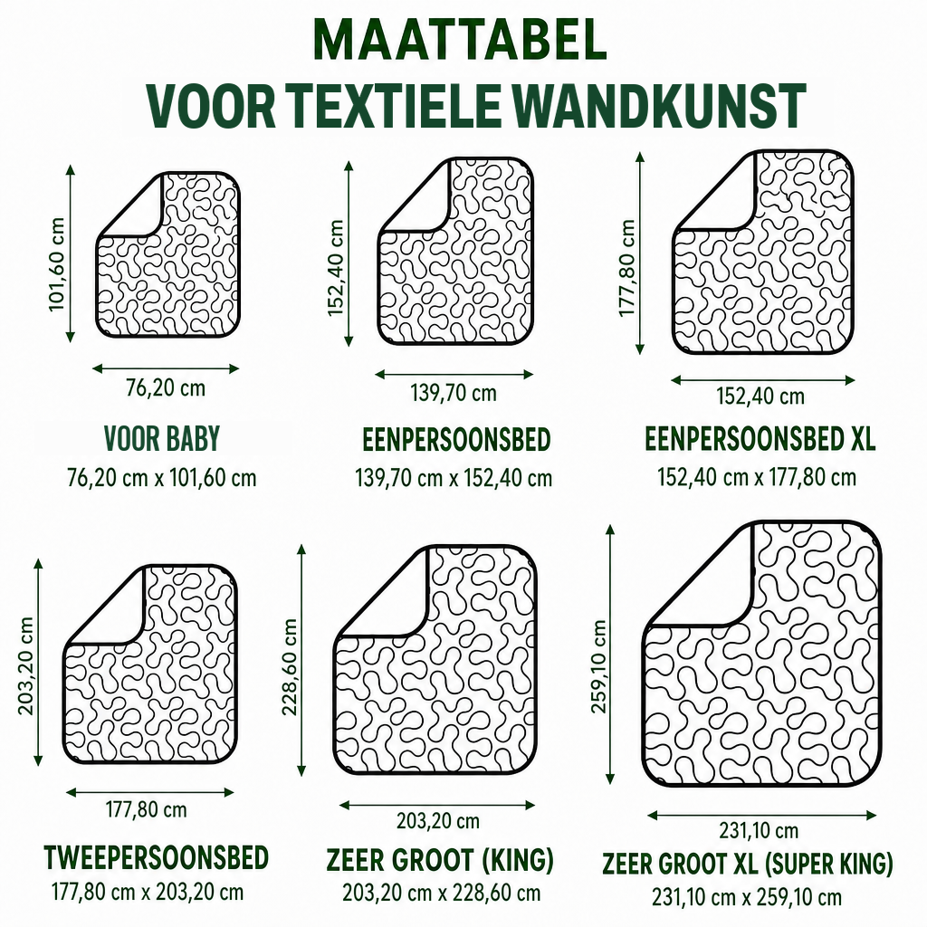 Anna - Textiele wandkunst Vlinders in Bloem